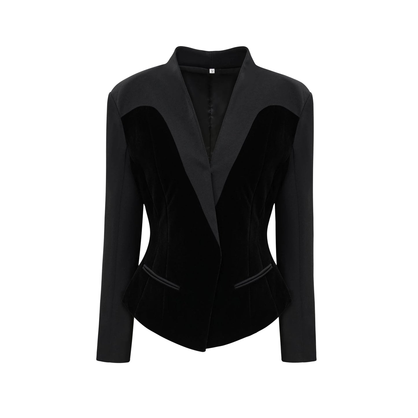 Mireille black panelled jacket