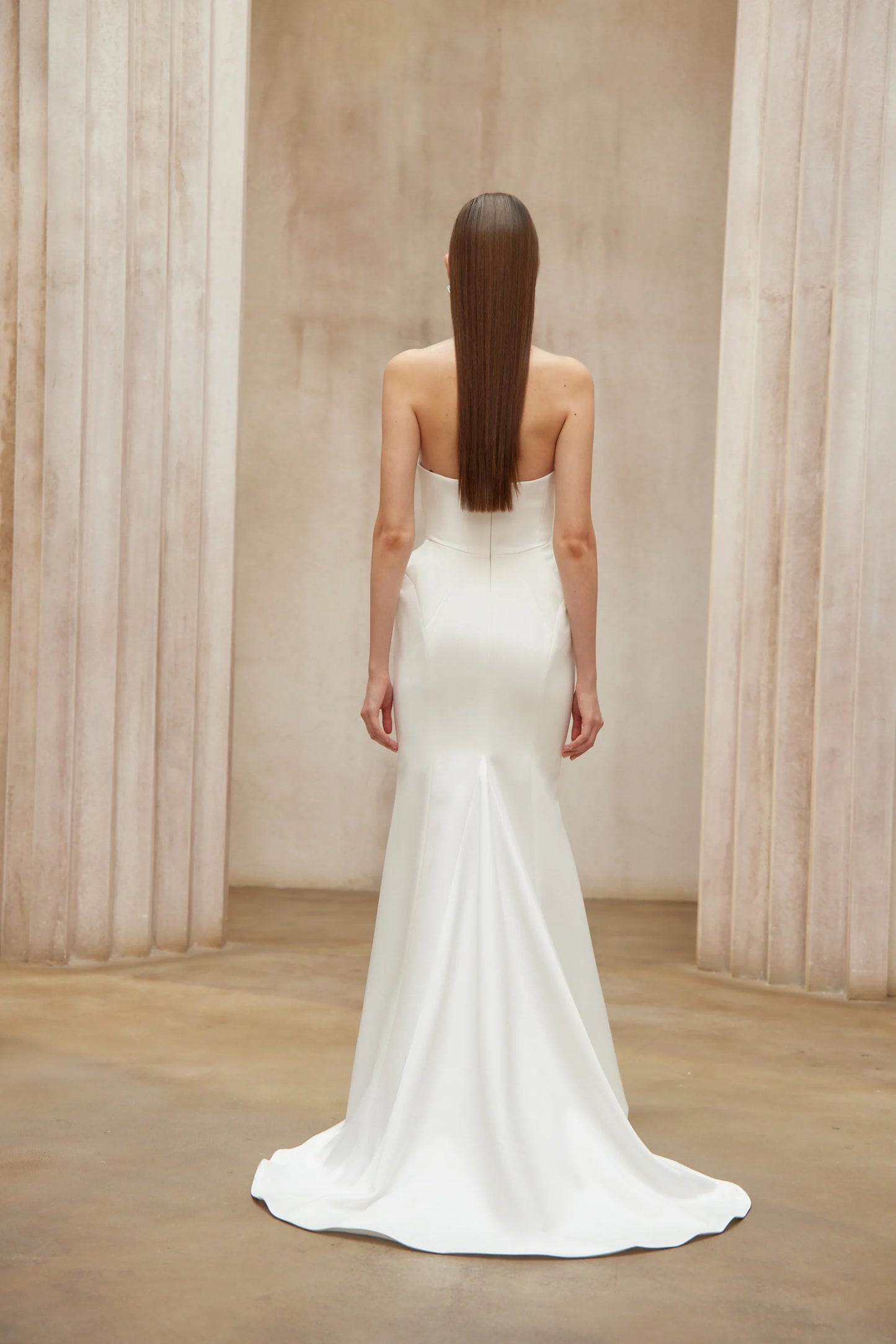 Alba White Barrel Waist Corset Maxi Dress