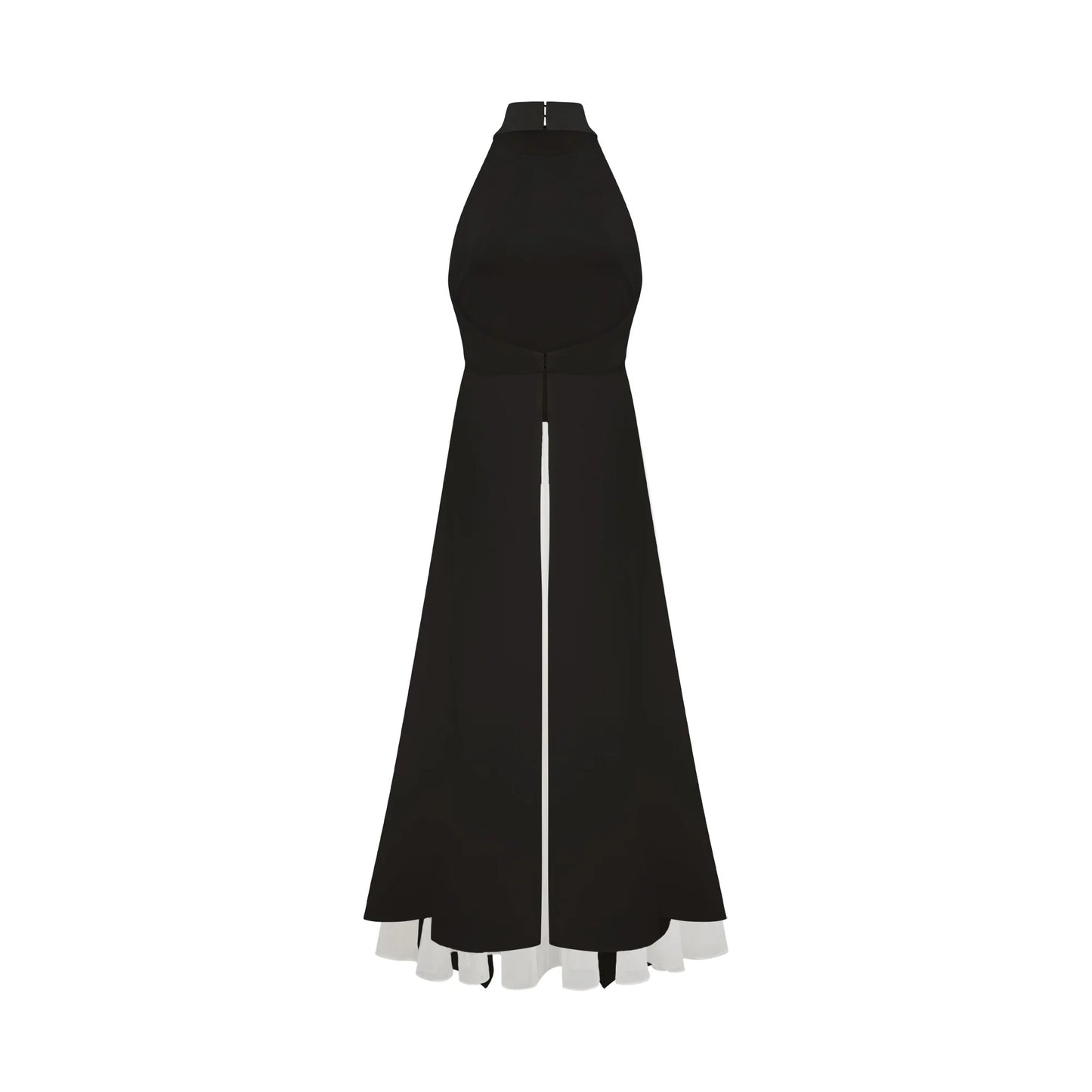Ines Halterneck Layered Long Dress