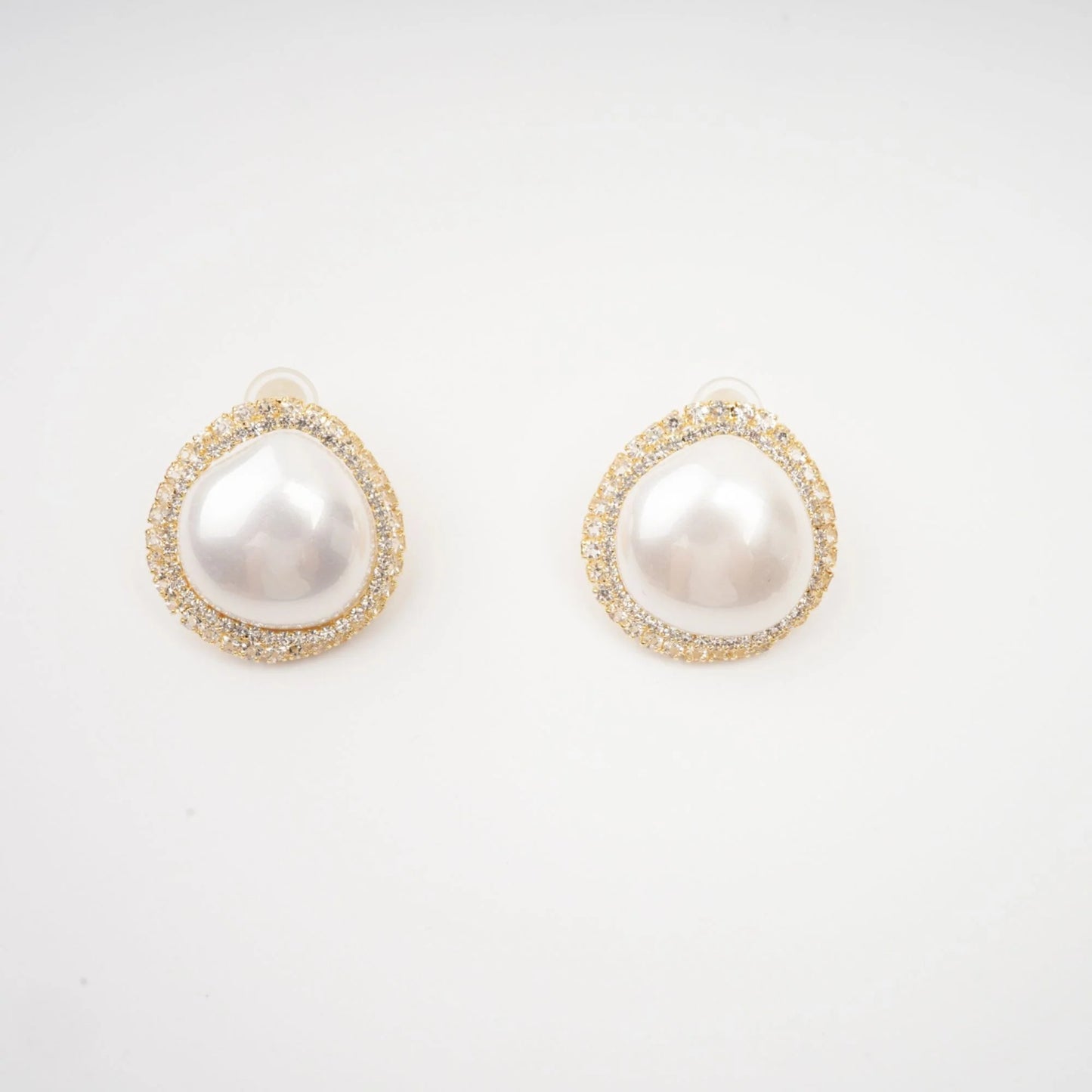 Gloria faux-pearl stud earrings