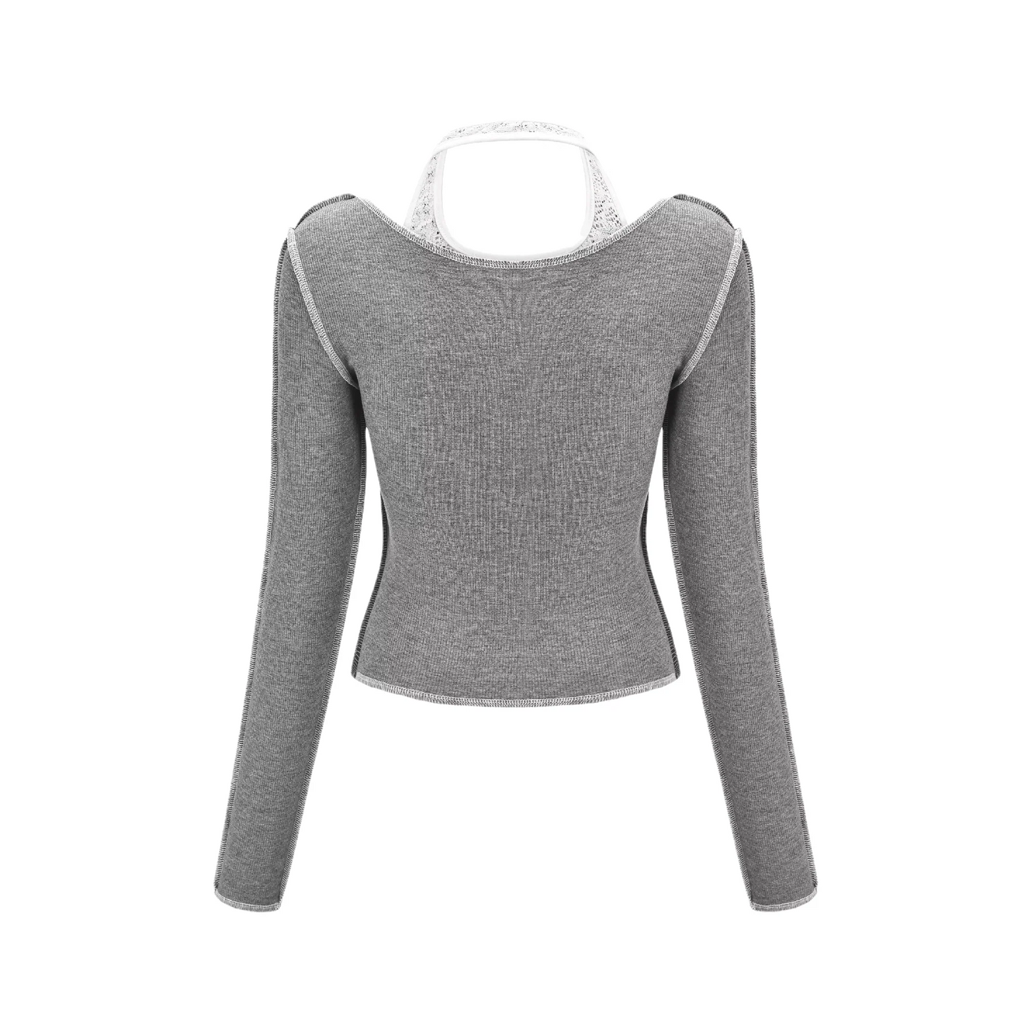 Tova Halterneck Cropped Sweatshirt