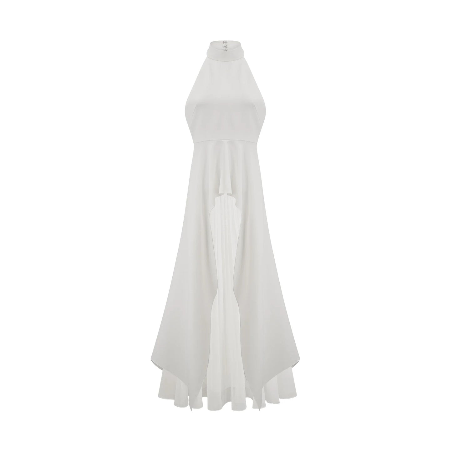 Ines Halterneck Layered Long Dress