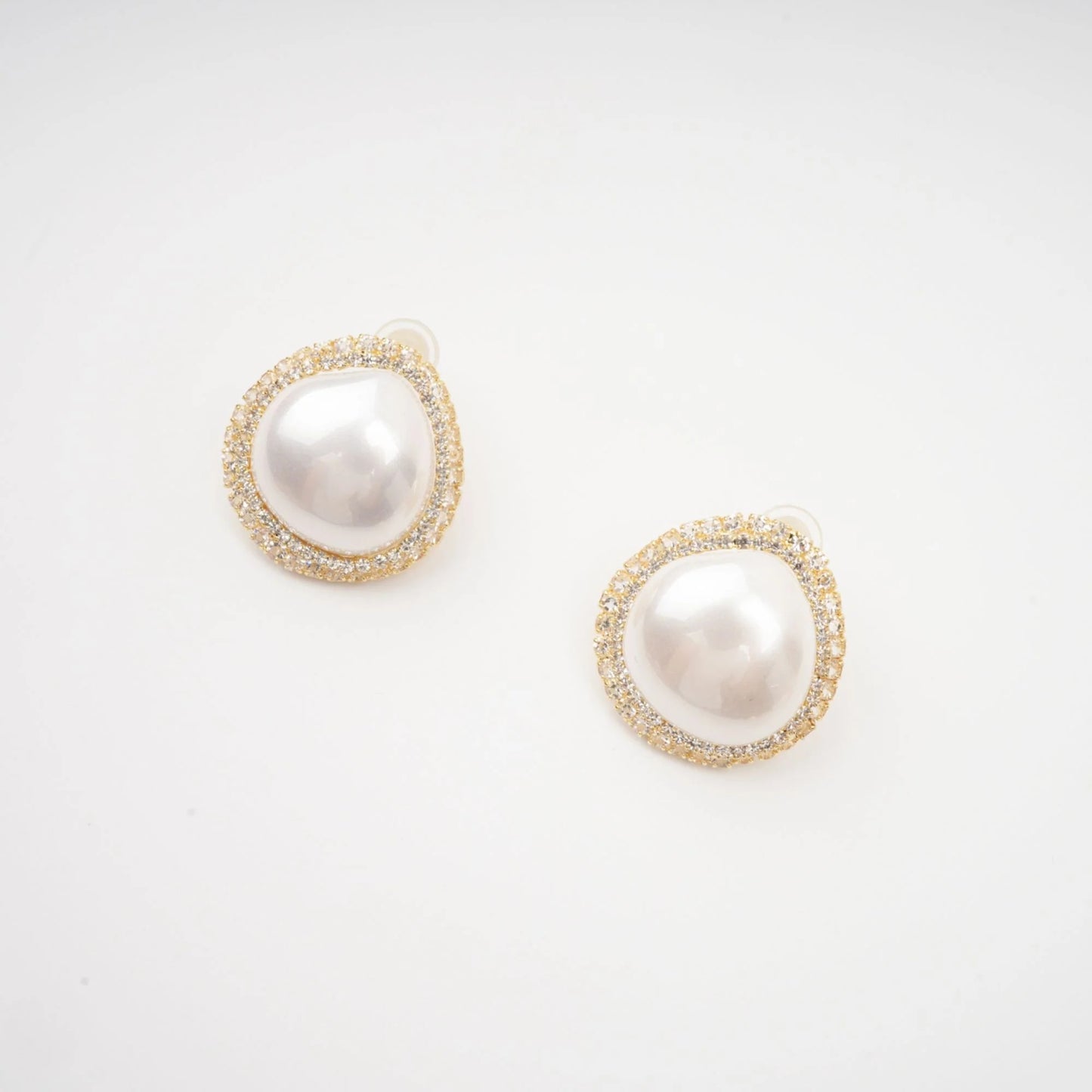 Gloria faux-pearl stud earrings