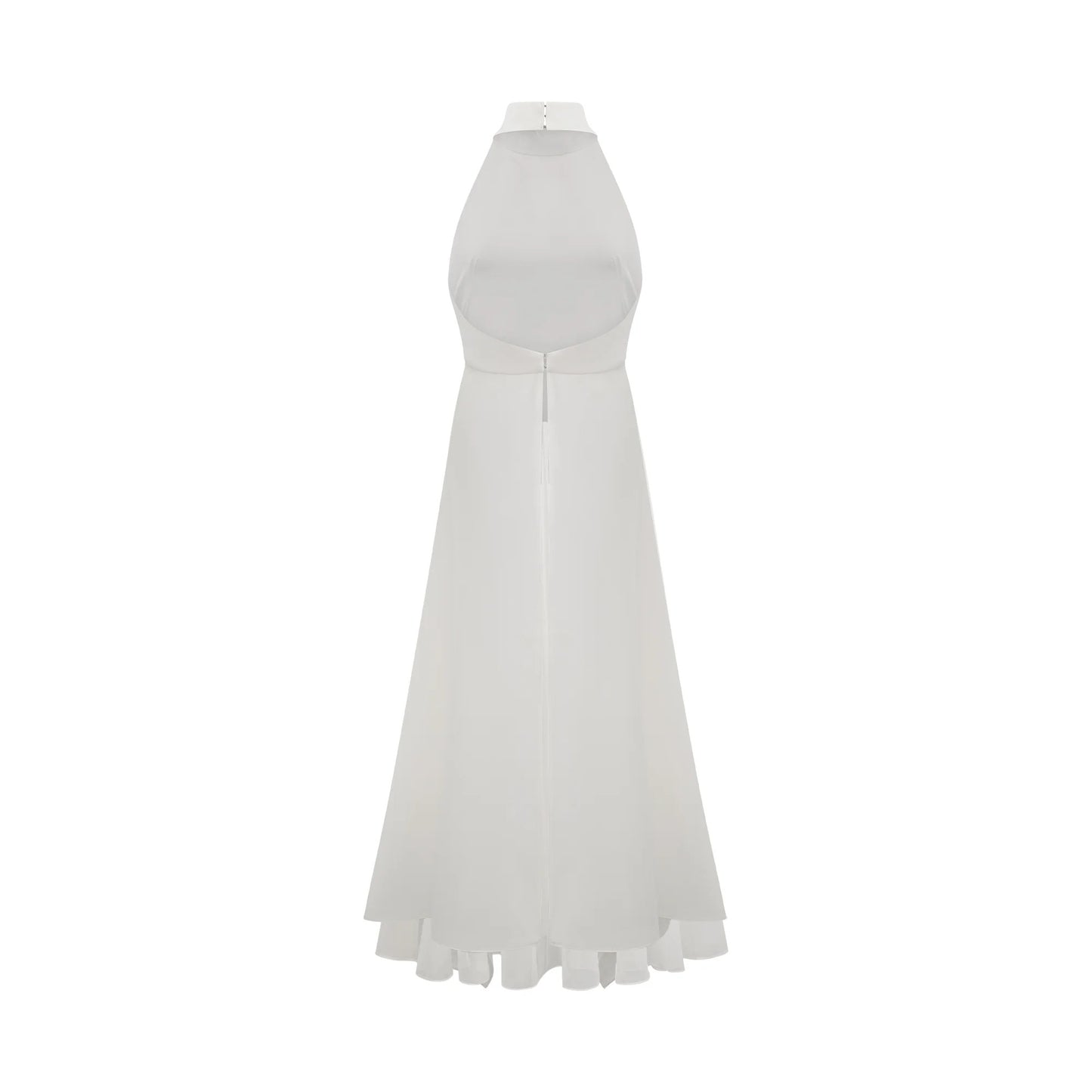 Ines Halterneck Layered Long Dress