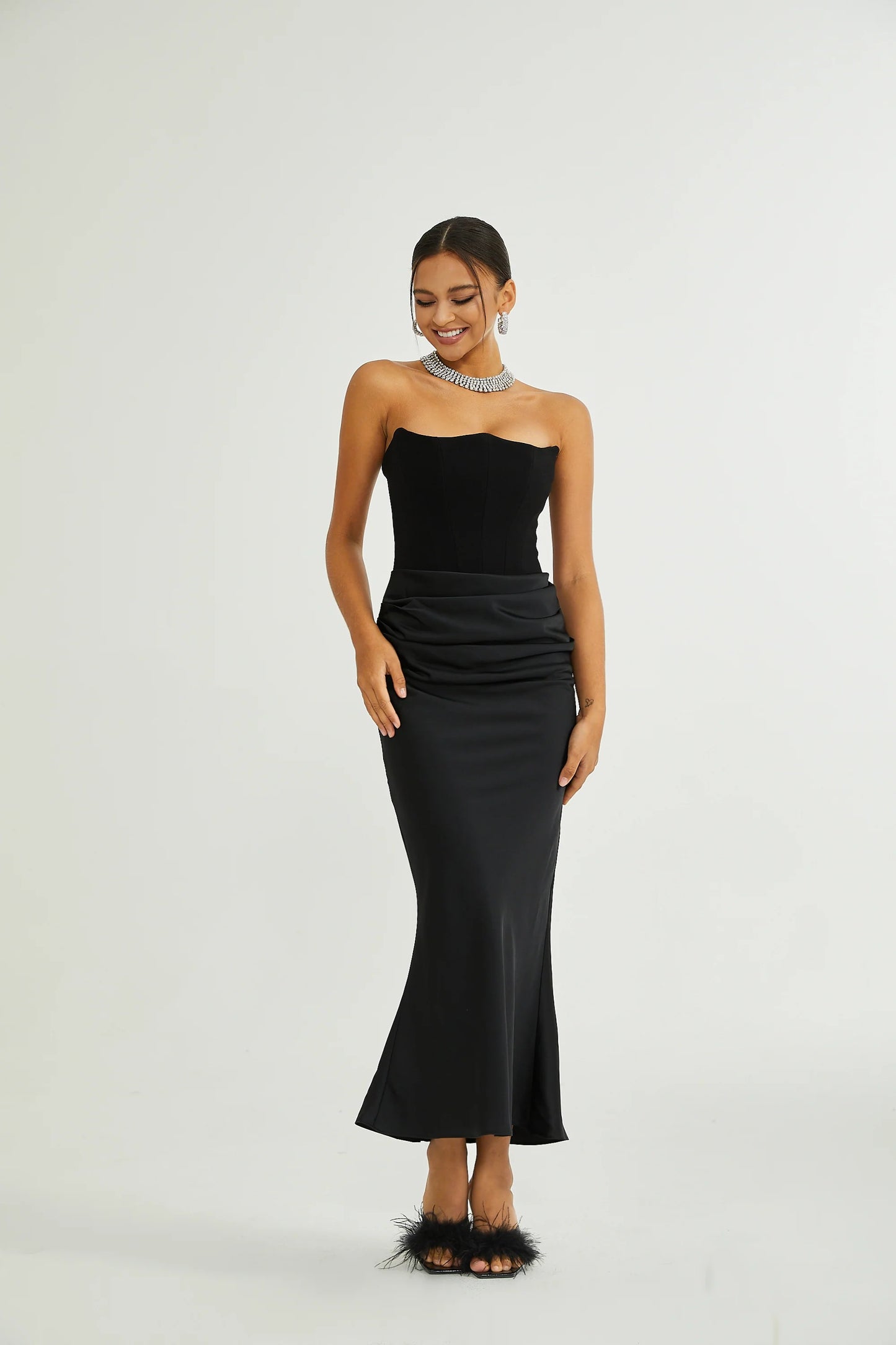 Aurore Off-Shoulder Maxi Dress