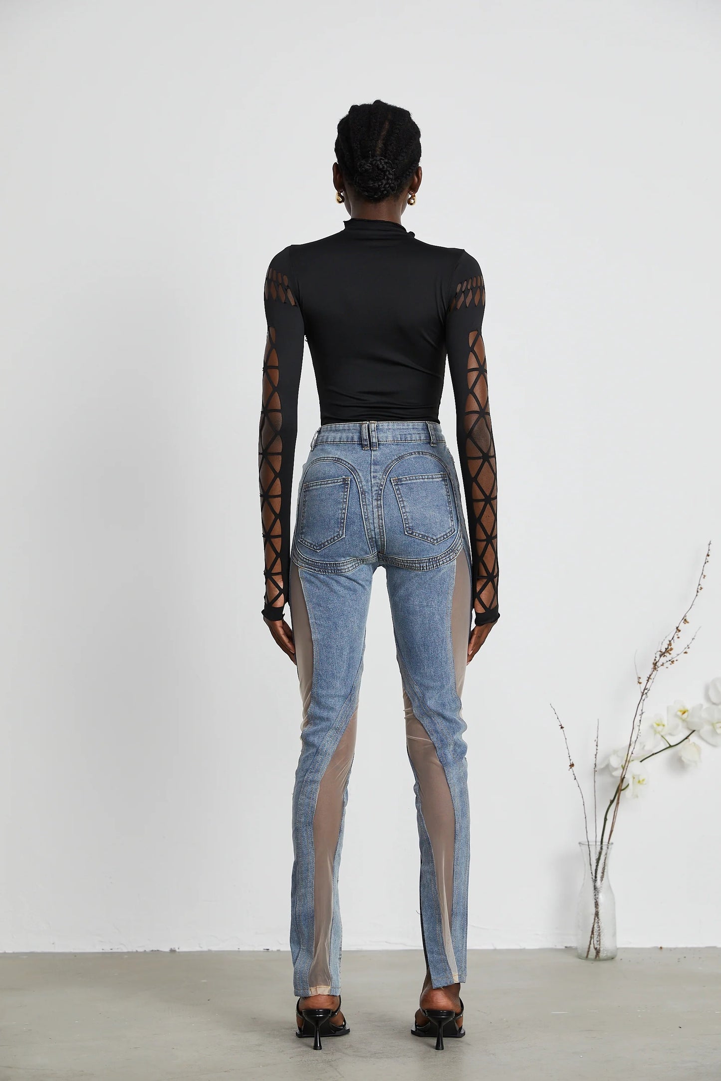 Capriana Long-Sleeve Cutout Bodysuit