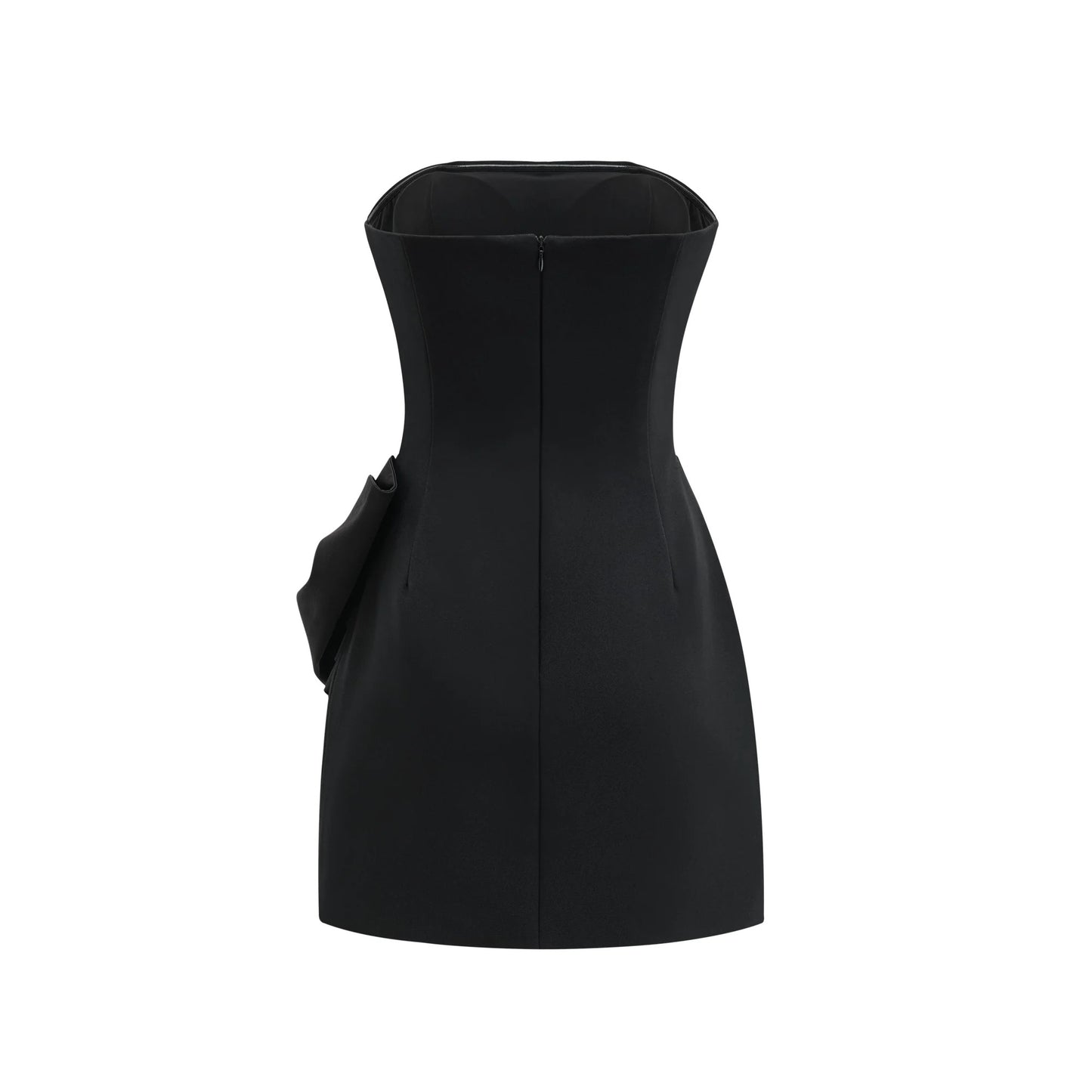 Lanetta Bowknot Asymmetrical Dress