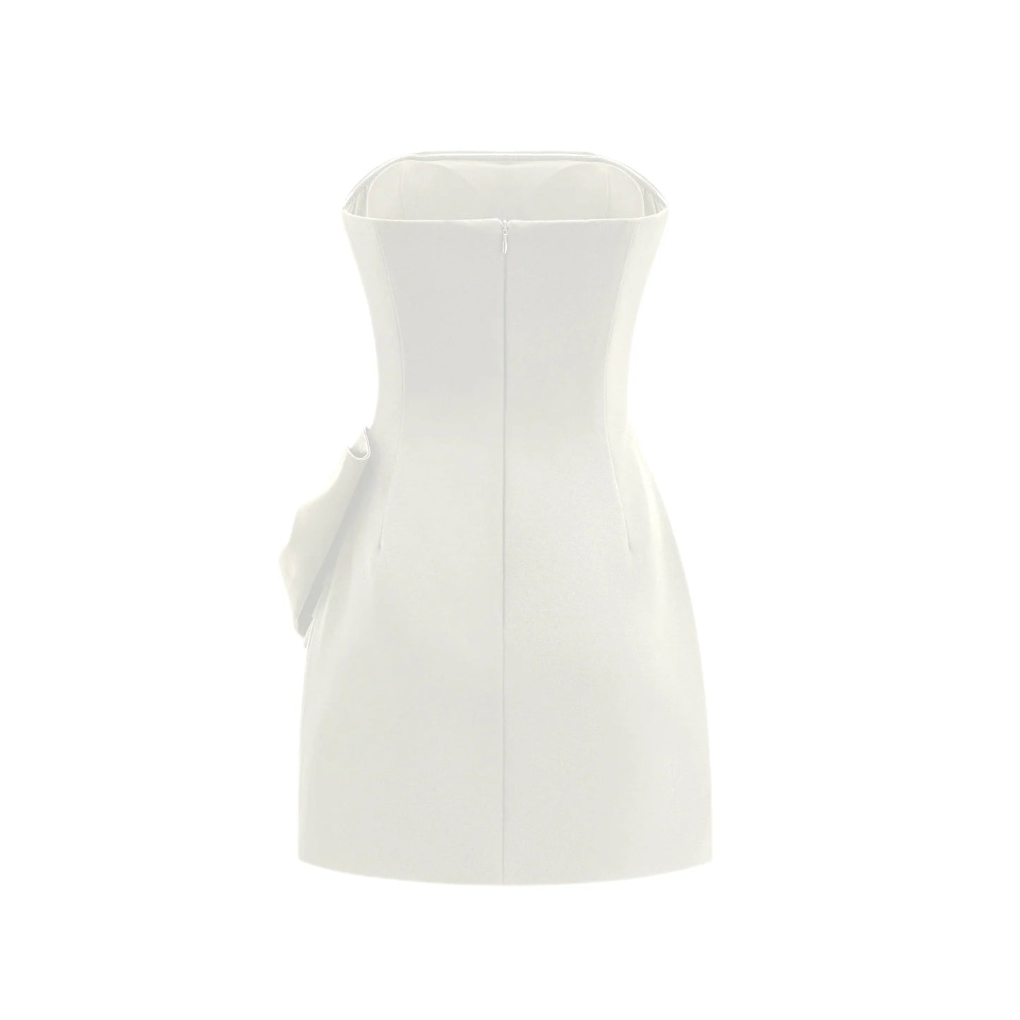 Lanetta Bowknot Asymmetrical Dress