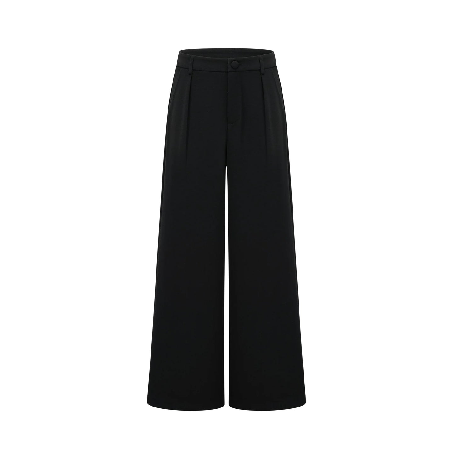 Suzanne Black Pleated Jacket & Trousers Matching Set
