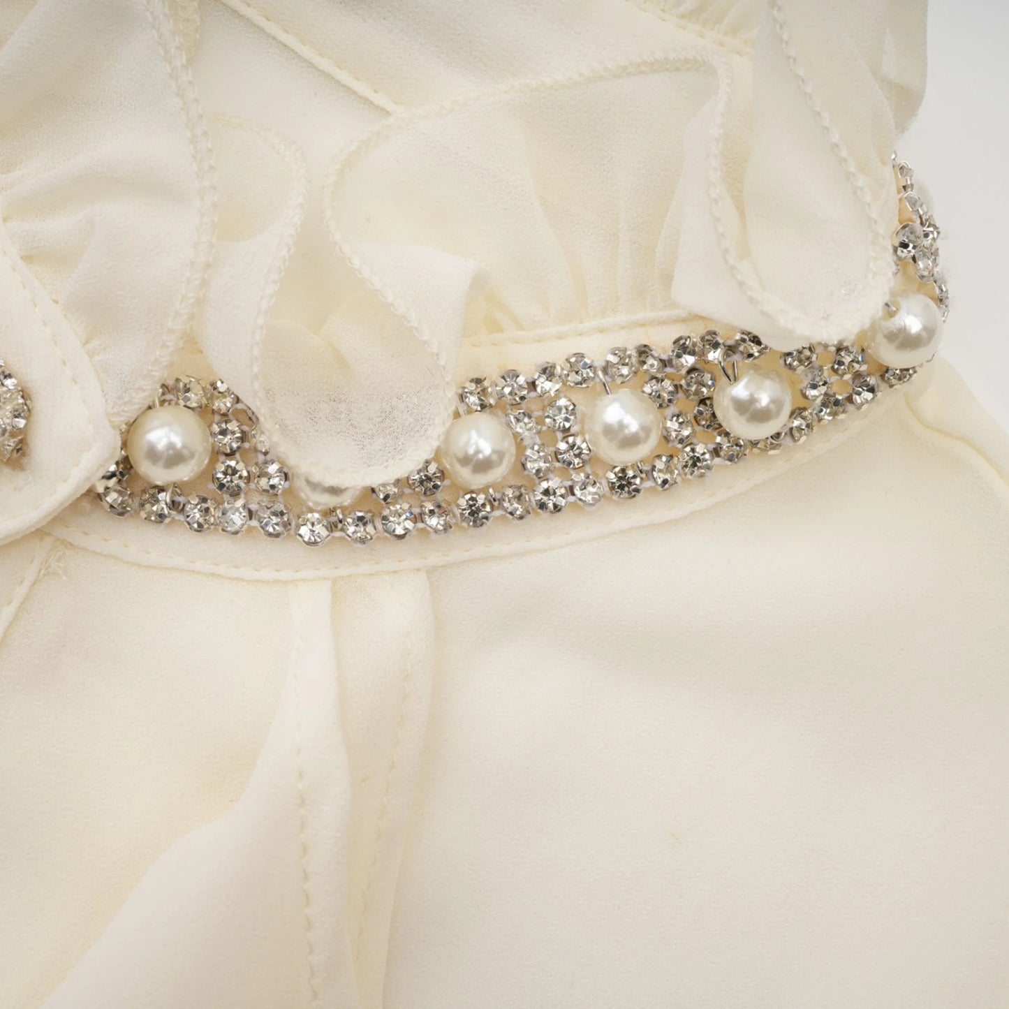 Helene ruffled embellished shirt