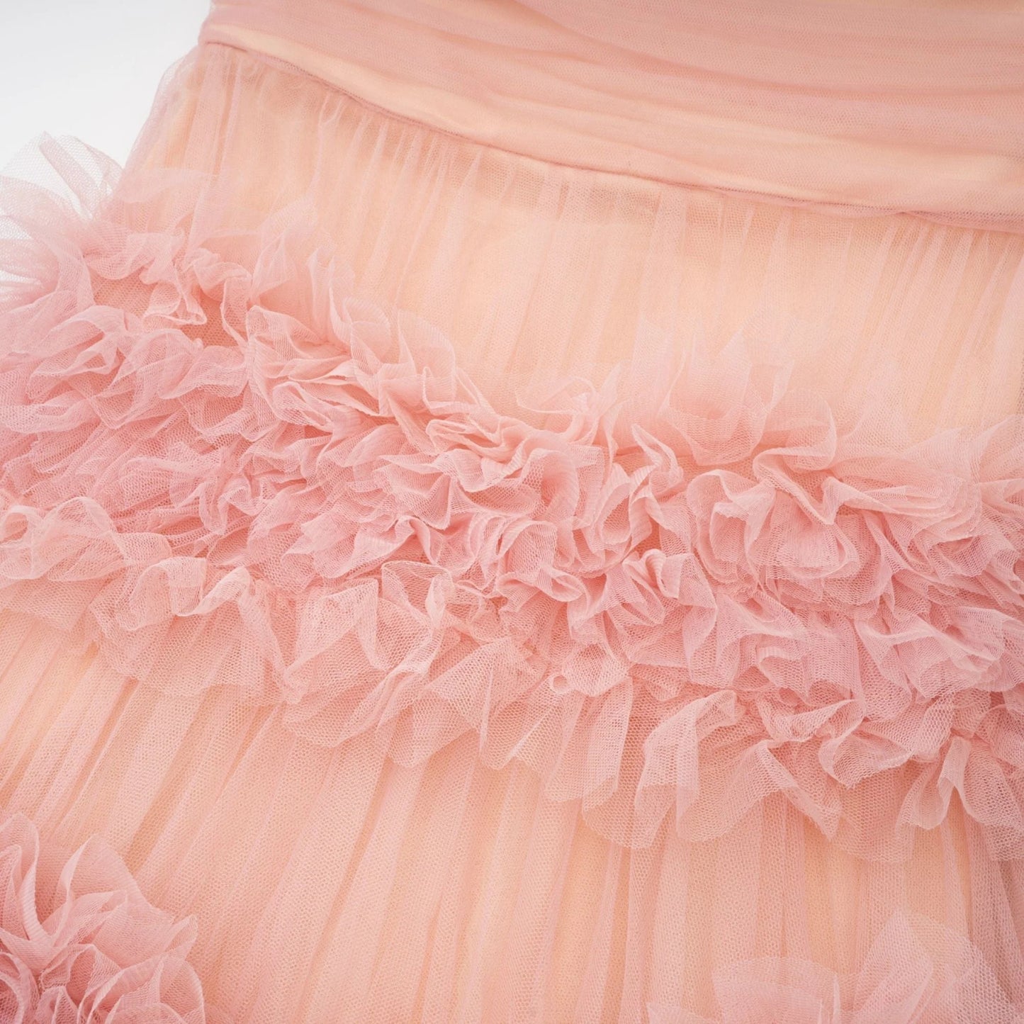 Solene Pink Tiered Maxi Dress