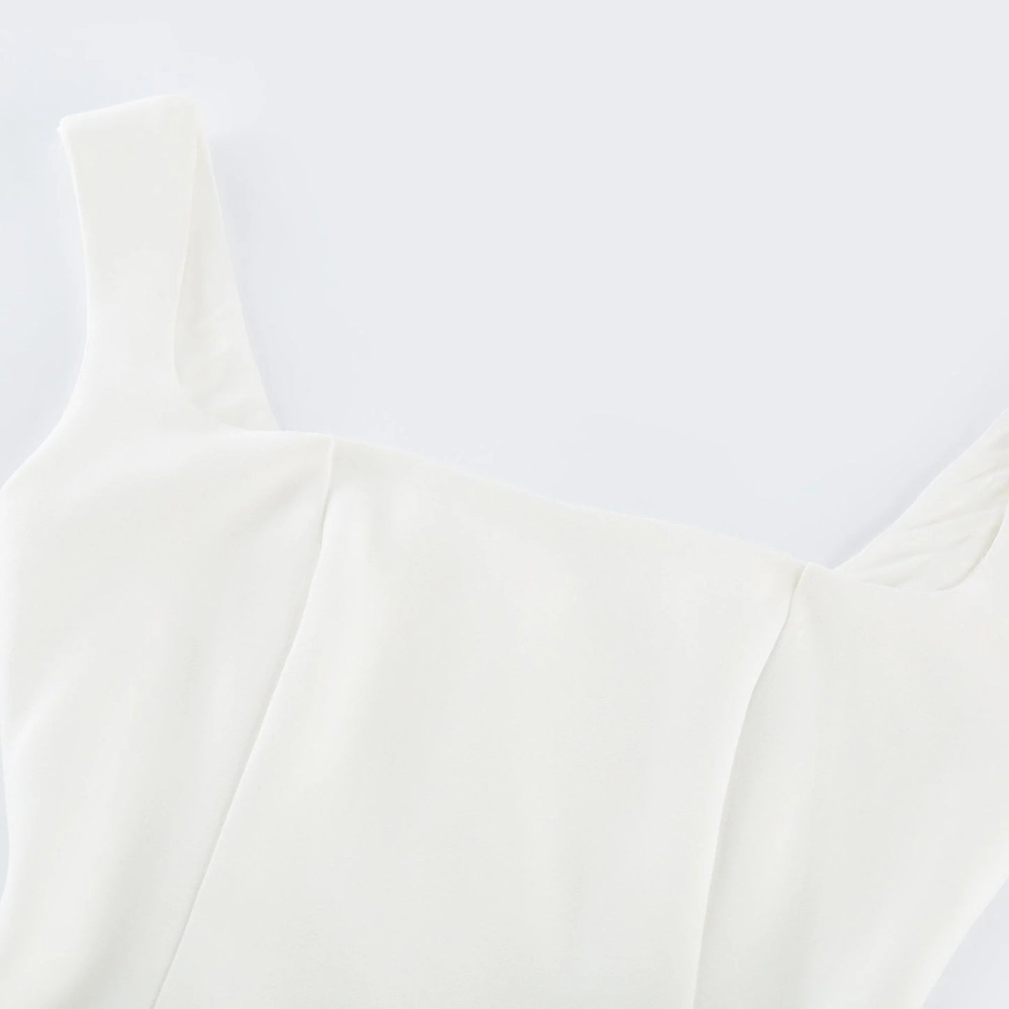 Thala White Pleated Flared Midi Dress