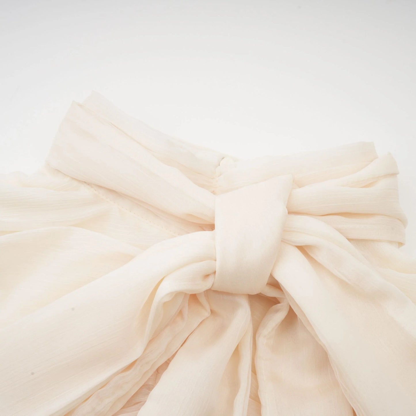 Thibaulte Tuck-Detail Pleated Tulle Mini Dress