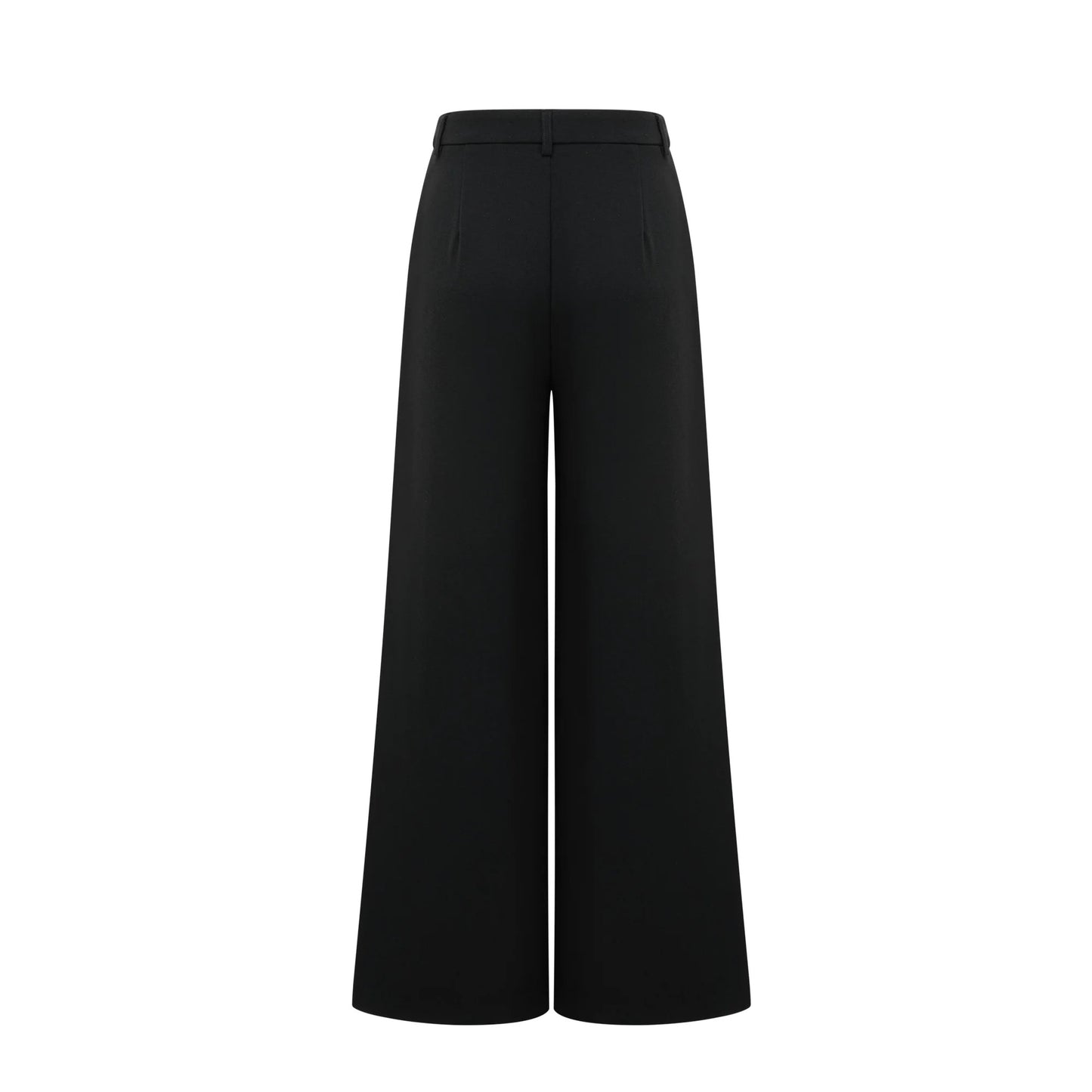 Suzanne Black Pleated Jacket & Trousers Matching Set