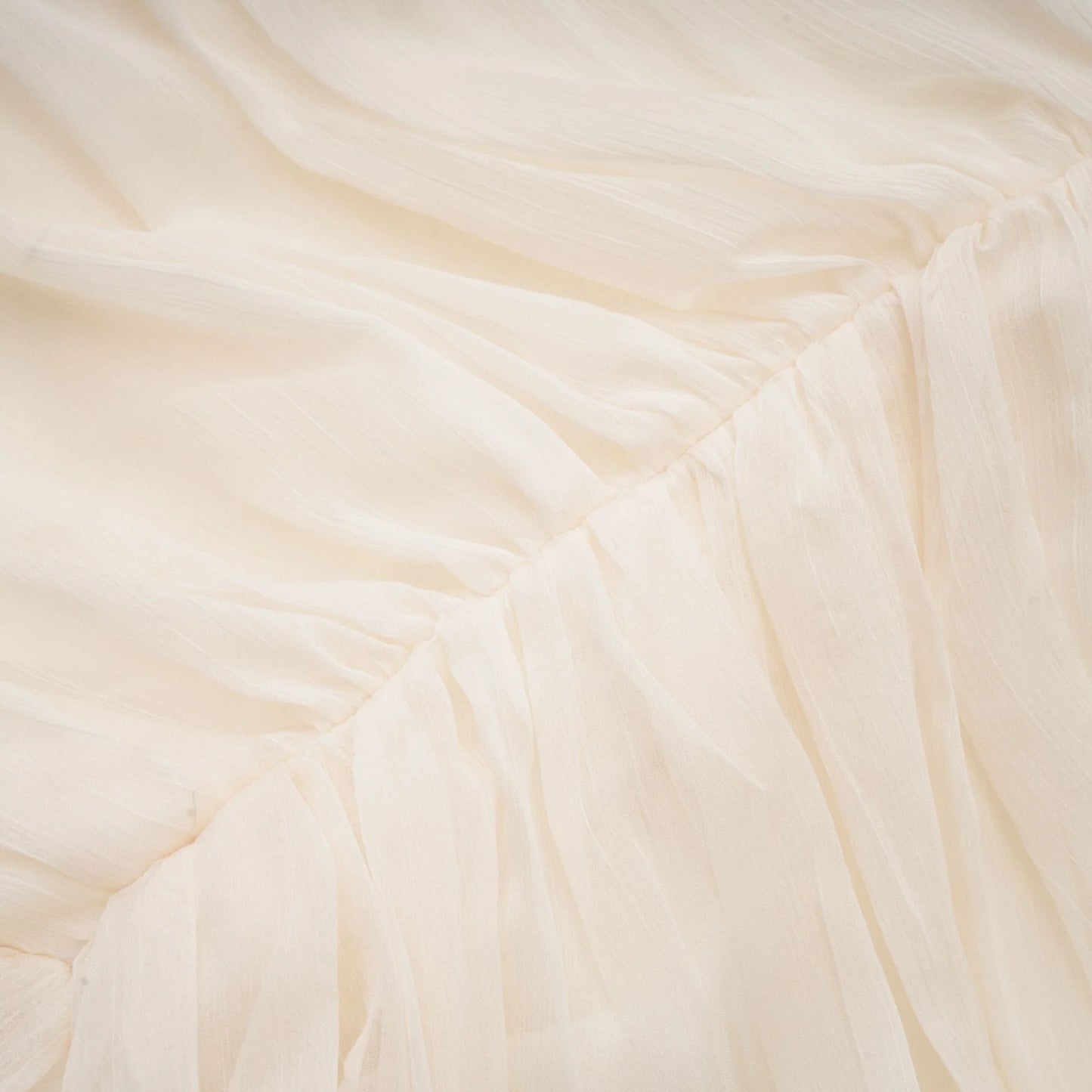 Thibaulte Tuck-Detail Pleated Tulle Mini Dress