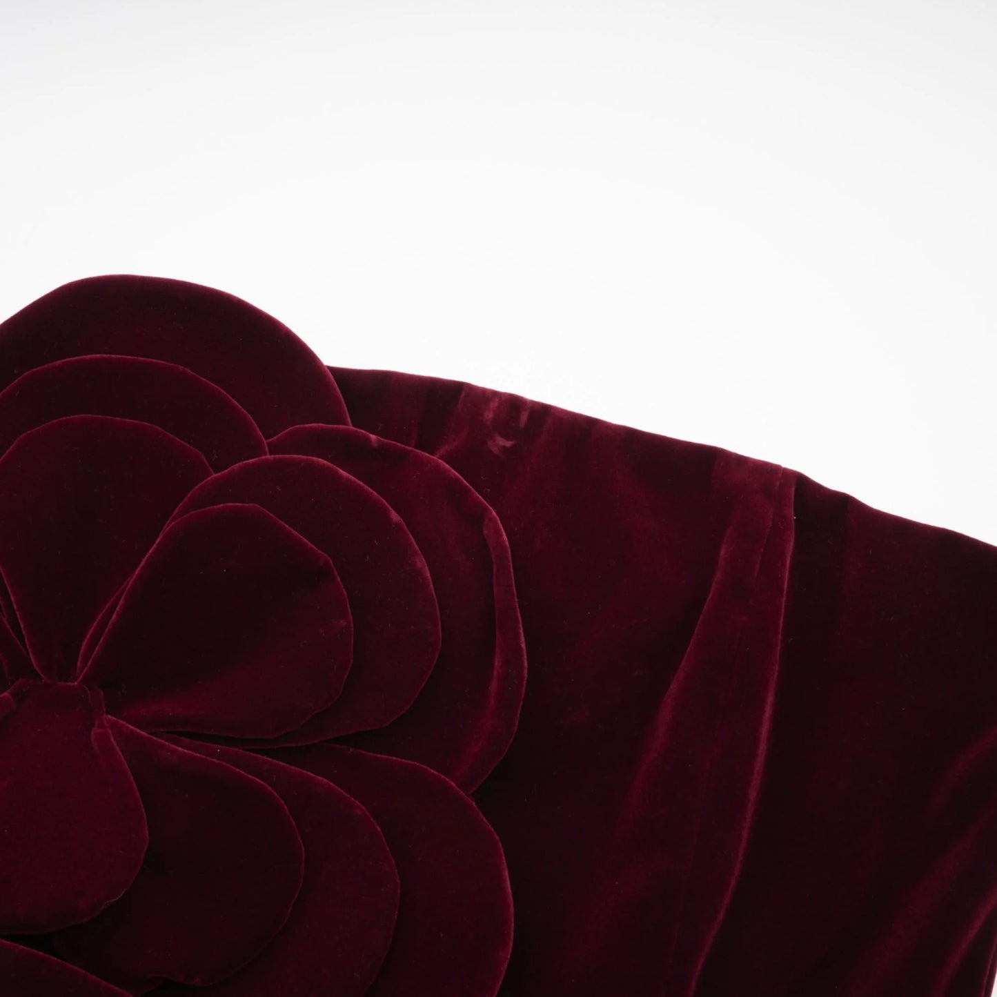 Azura Red Floral Applique Maxi Dress