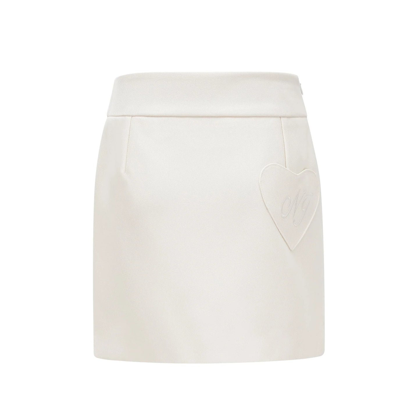 Caitlin White Faux-Fur Jacket & Skirt Matching Set