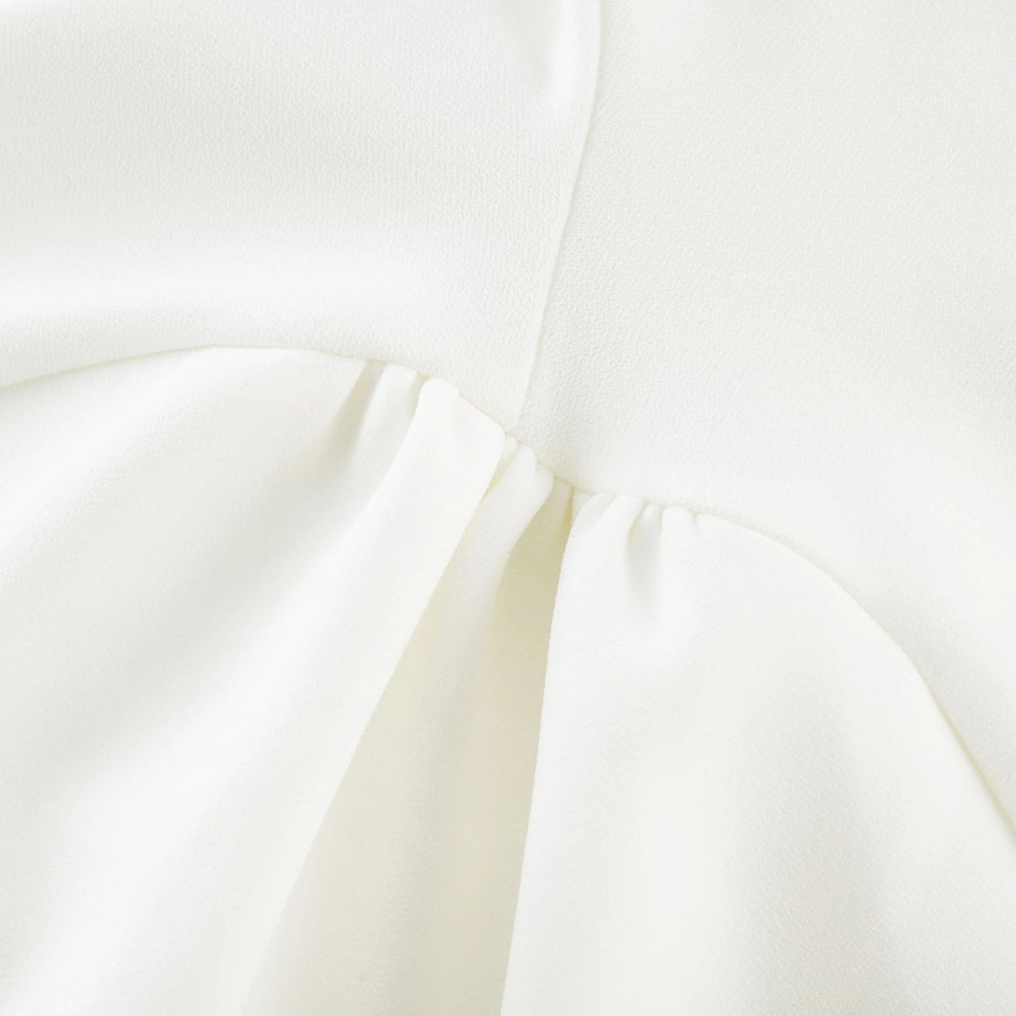 Thala White Pleated Flared Midi Dress