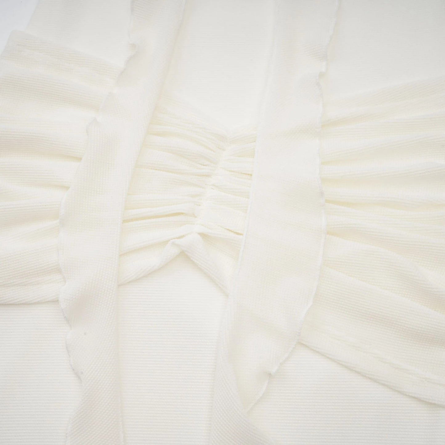 Wanda White Glittered Floral-Applique Knit Maxi Dress