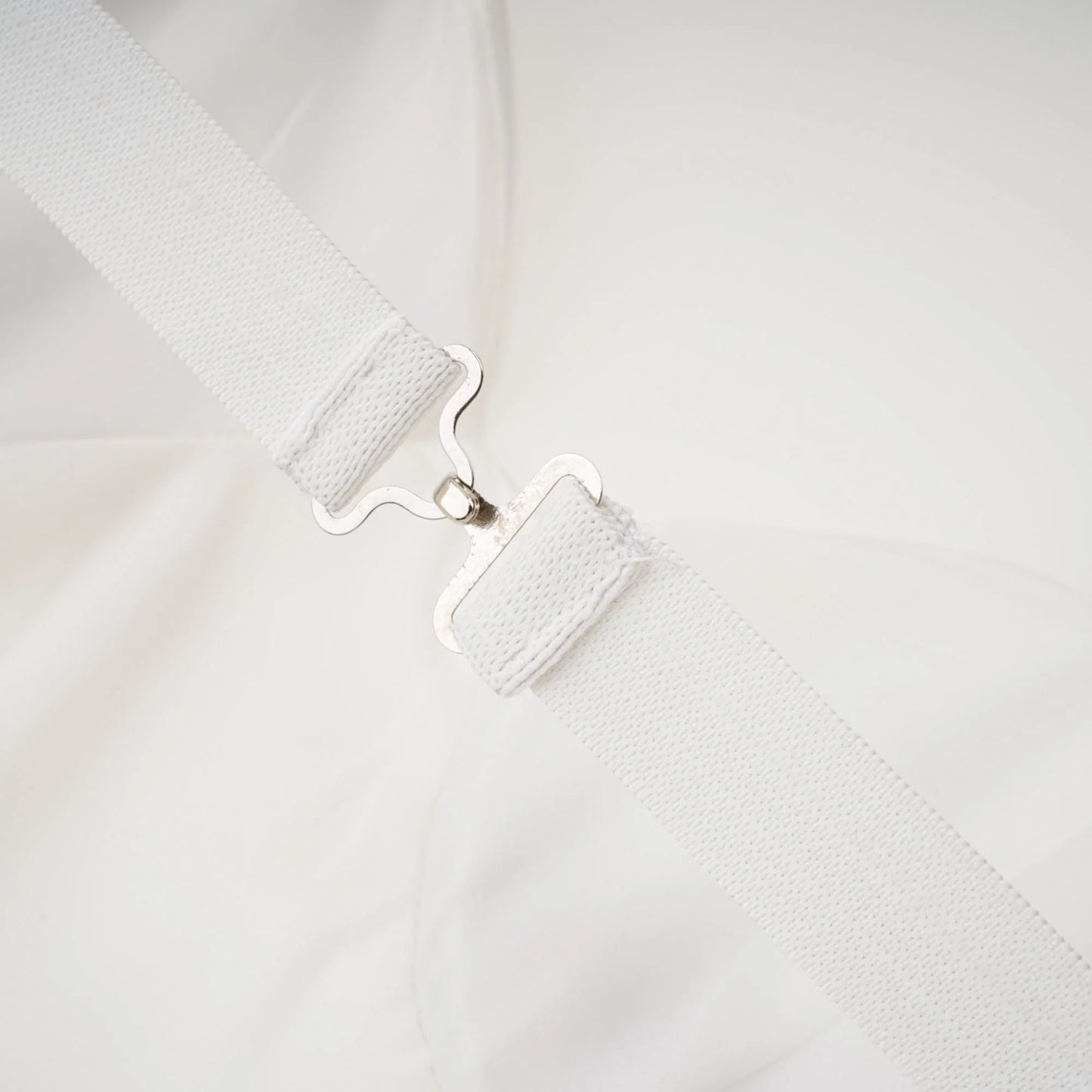 Laure White Bustier Off-Shoulder Mini Dress