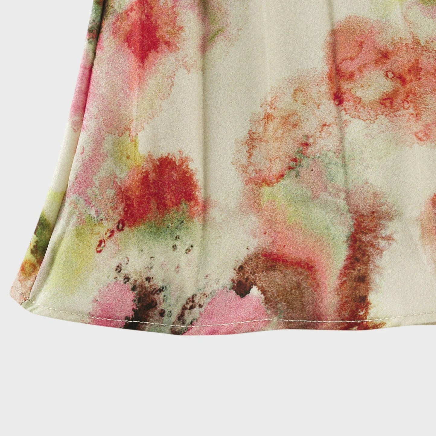Andrea Cut-Out Floral-Print Pleated Maxi Dress