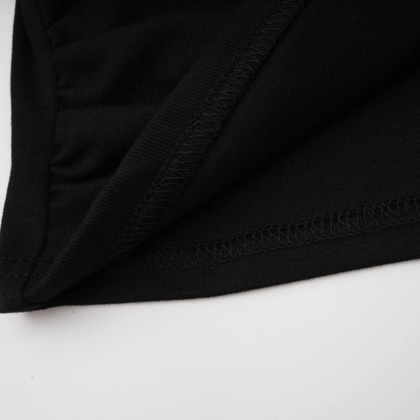 Anais Black Open-Front Gathered Top