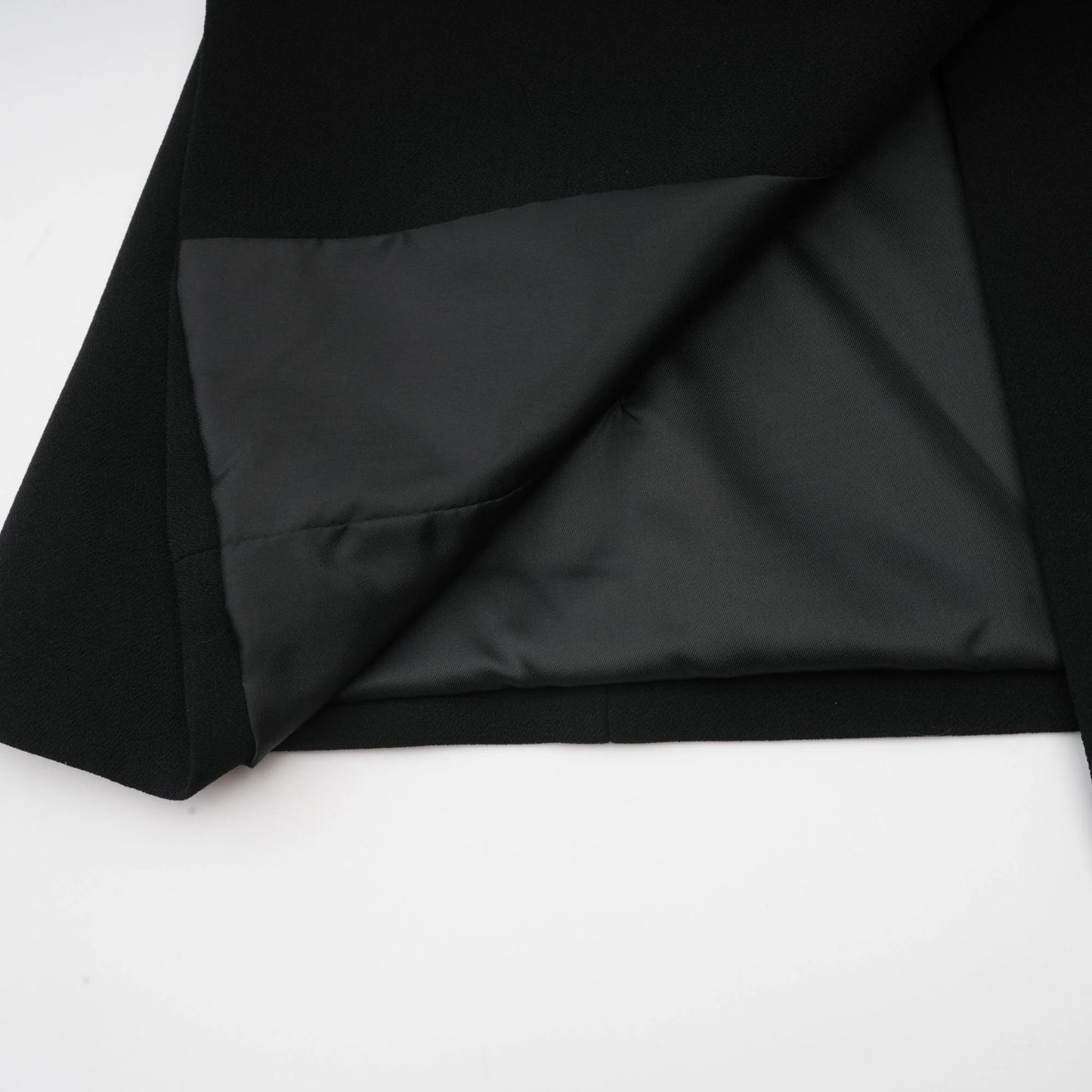 Suzanne Black Pleated Jacket & Trousers Matching Set