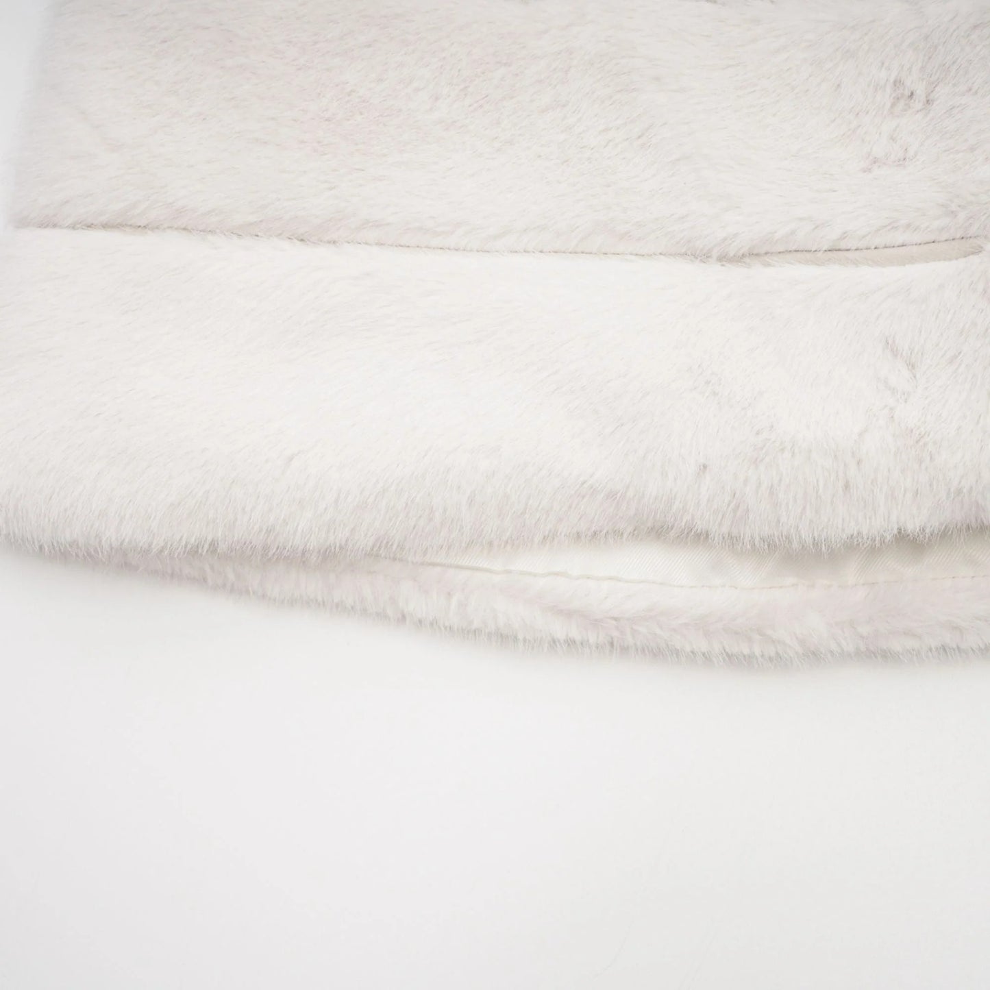 Caitlin White Faux-Fur Jacket & Skirt Matching Set