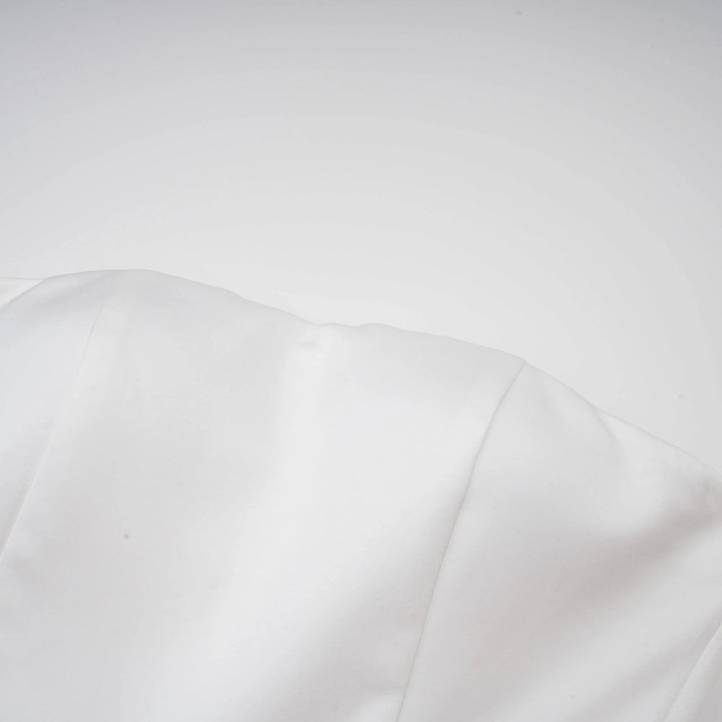Lucie White Petal-Layered Strapless Corset Mini Dress
