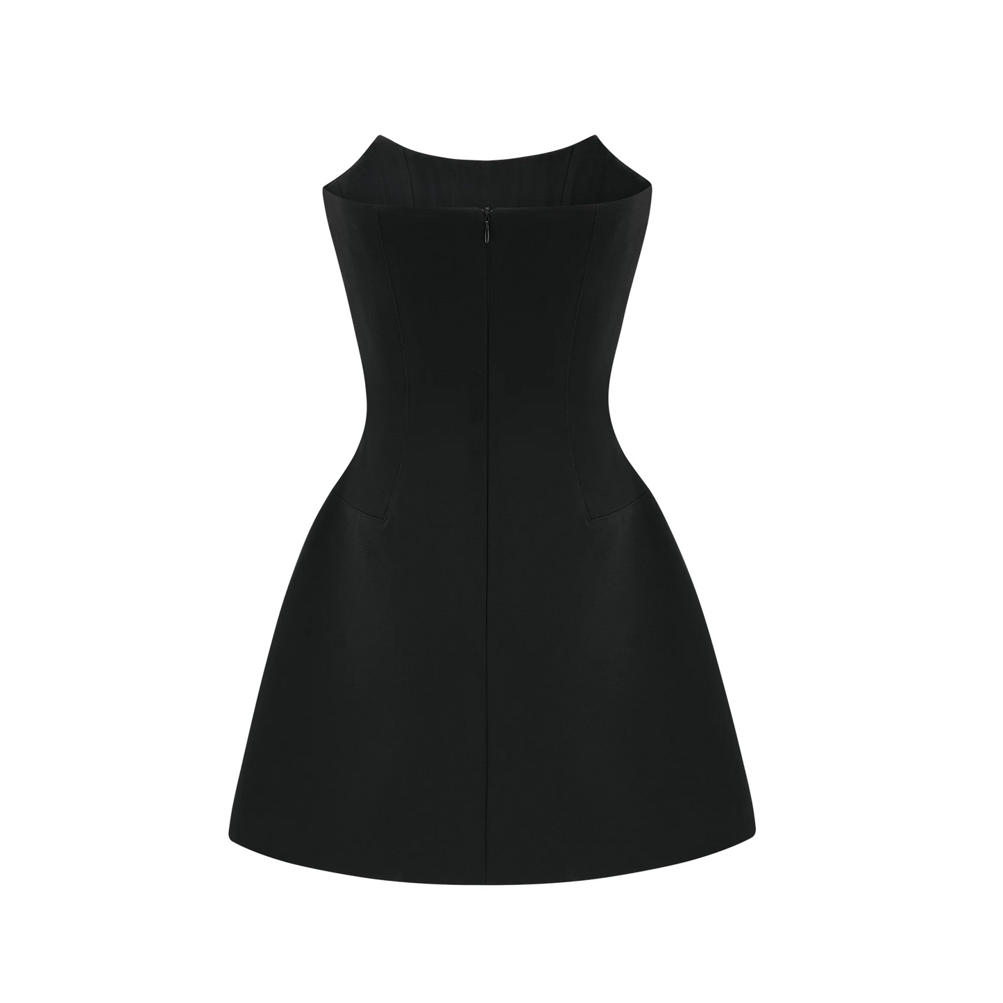 Melisande Black Embellished Mini Dress