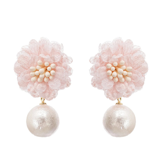 Capriana floral motif drop earrings