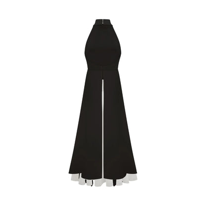 Ines Halterneck Layered Long Dress
