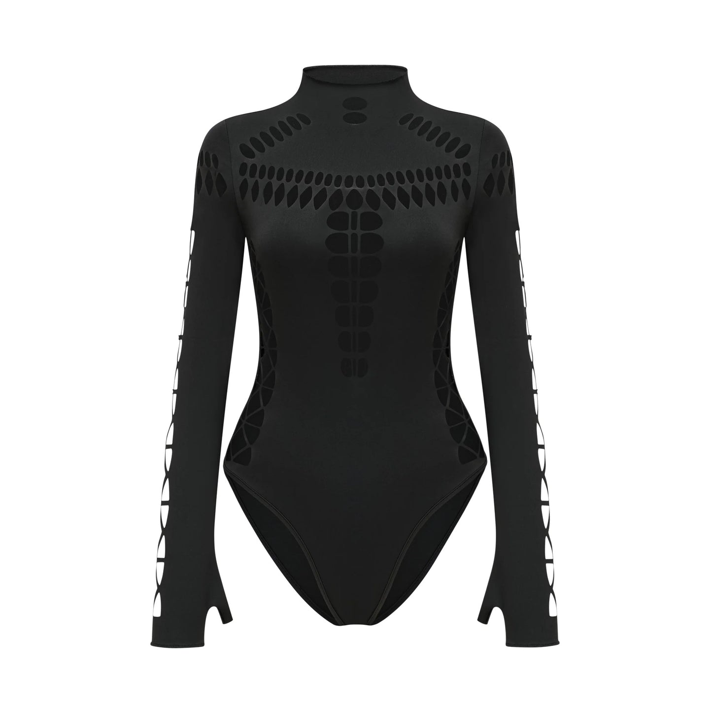 Capriana Long-Sleeve Cutout Bodysuit