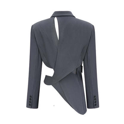 Amelie Asymmetrical Cut-Out Jacket