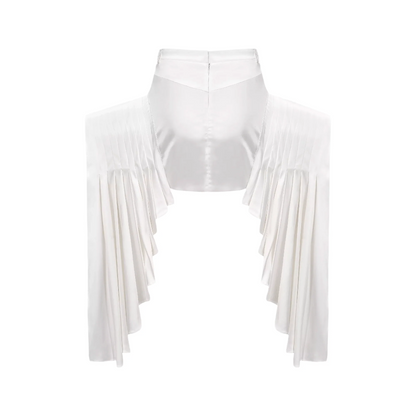 Karina Layered-Hemline Mini Skirt