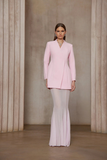 Enora Barrel Design Jacket & Skirt Set
