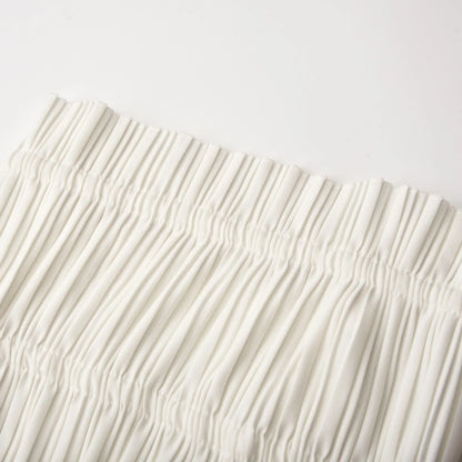 Milicent Open-Back Pleated Top