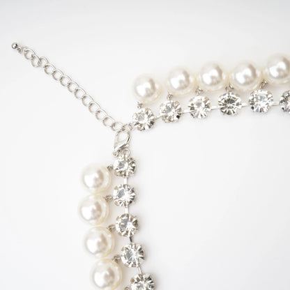 Valérie Pearl Embellished Layered Necklace
