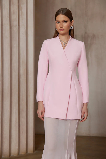 Enora Barrel Design Jacket & Skirt Set