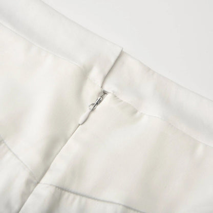 Karina Layered-Hemline Mini Skirt