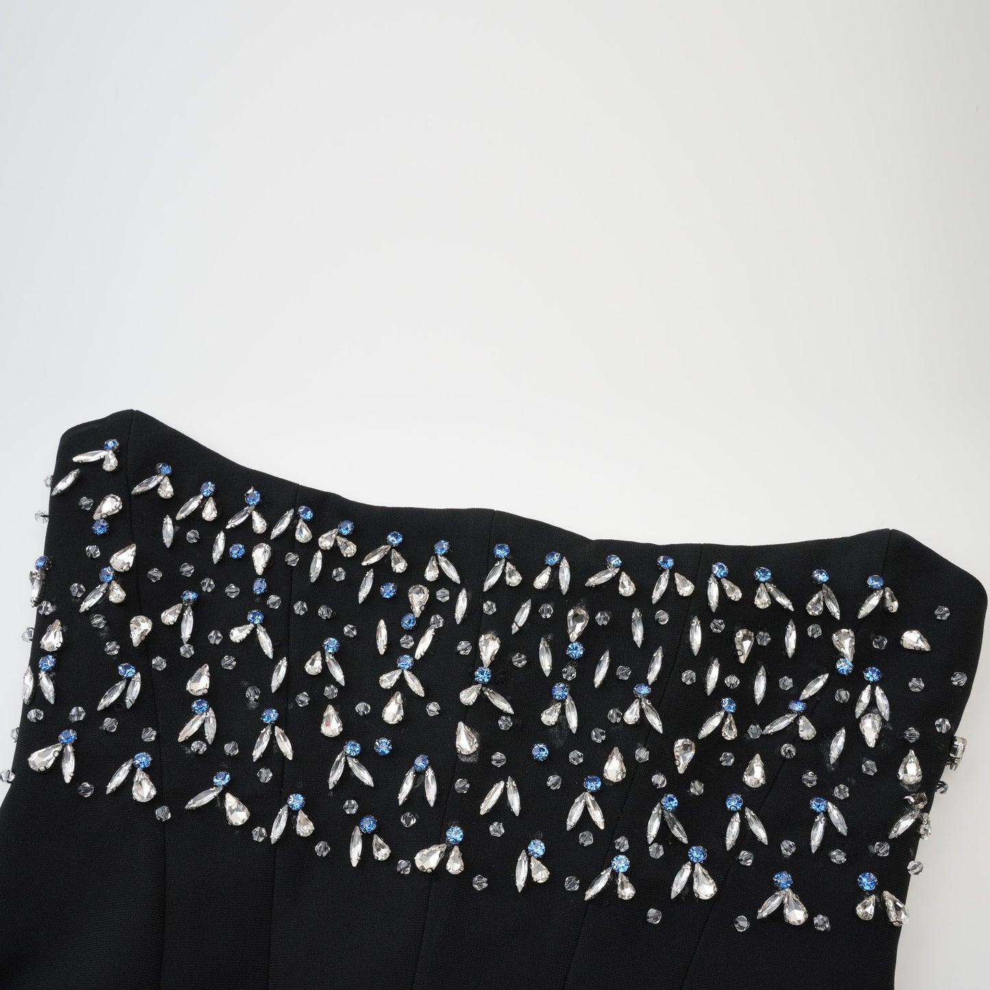 Aurore Black Crystal Embellished Maxi Dress