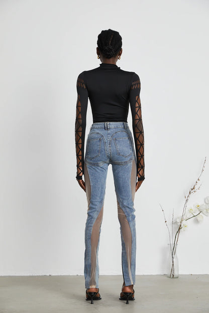 Capriana Long-Sleeve Cutout Bodysuit