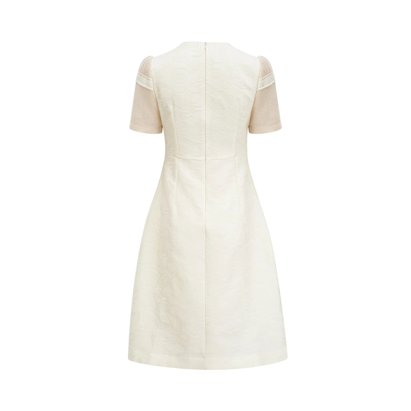 Diane Floral Embroidered Openwork Midi Dress