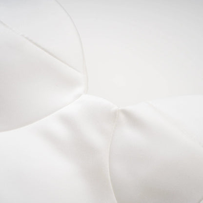 Laure White Bustier Off-Shoulder Mini Dress