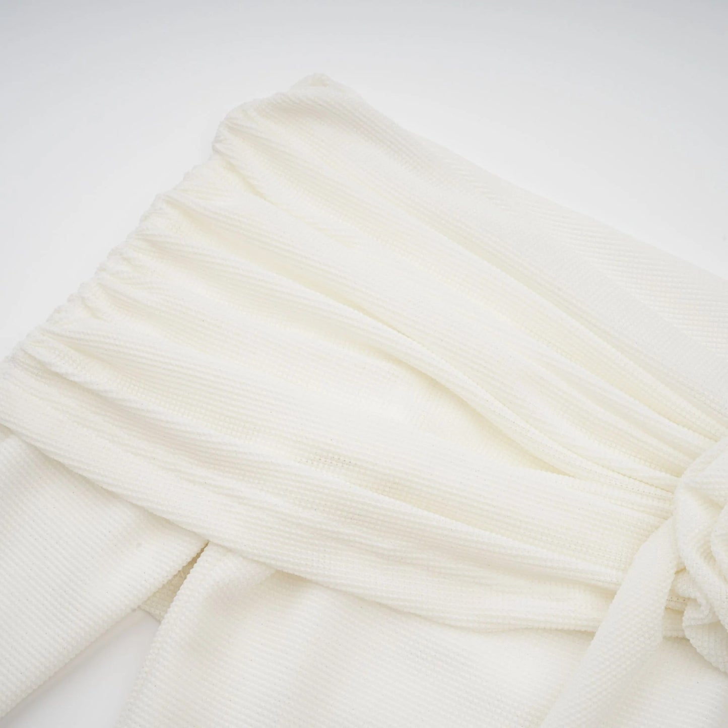 Wanda White Glittered Floral-Applique Knit Maxi Dress
