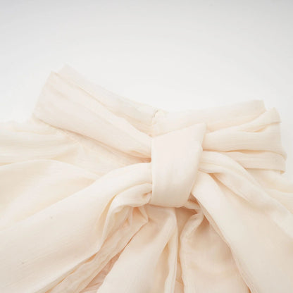 Thibaulte Tuck-Detail Pleated Tulle Mini Dress