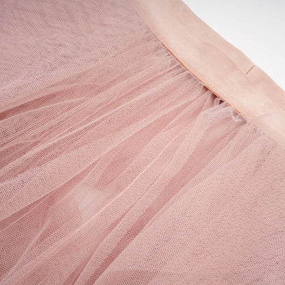 Eilis Pink Bustier Mesh Maxi Dress