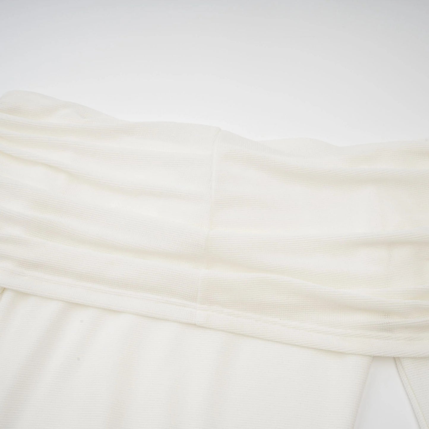 Wanda White Glittered Floral-Applique Knit Maxi Dress