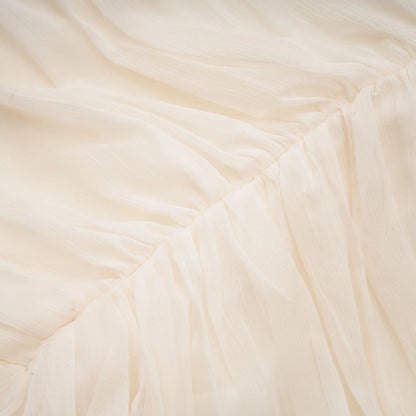 Thibaulte Tuck-Detail Pleated Tulle Mini Dress
