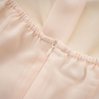 Esmerie Sleeveless Bustier Mini Dress with Back Tie Detail